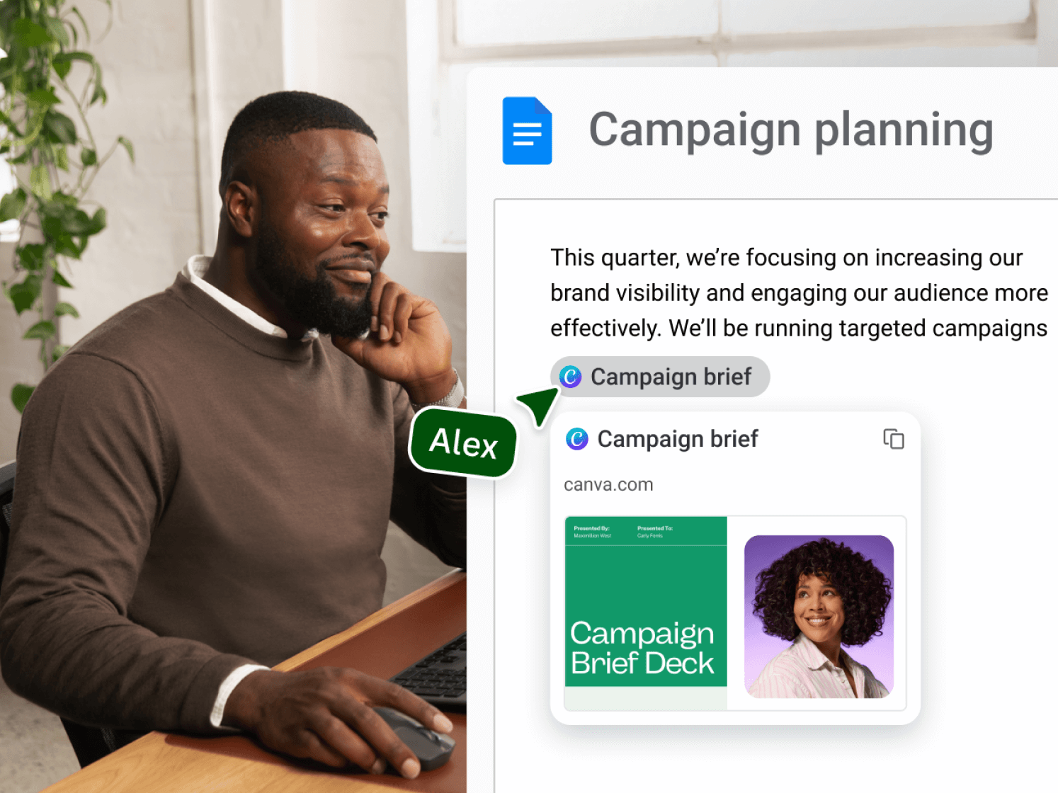 Google Workspace settings interface — app on the Canva Apps